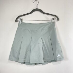 Adidas Womens Pleated Golf Tennis Prep Skort Size XS Athletic Sport Sage Pockets
